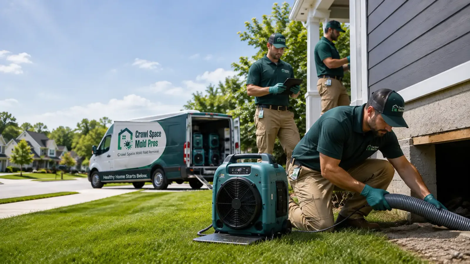 Crawl Space Mold Removal in Mossville, IL